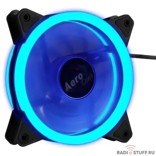 Вентилятор для корпуса Aerocool Rev Blue (120mm, 3pin+4pin, Blue led) (4713105960952)