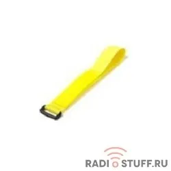 Hyperline WAS-290-YL Хомут для кабеля, липучка с застежкой, 290х20мм, желтый