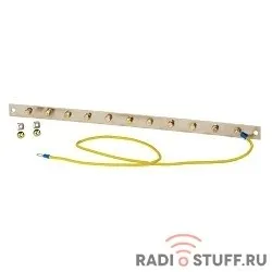 Hyperline TGRD-19 Медная панель заземления, 19"