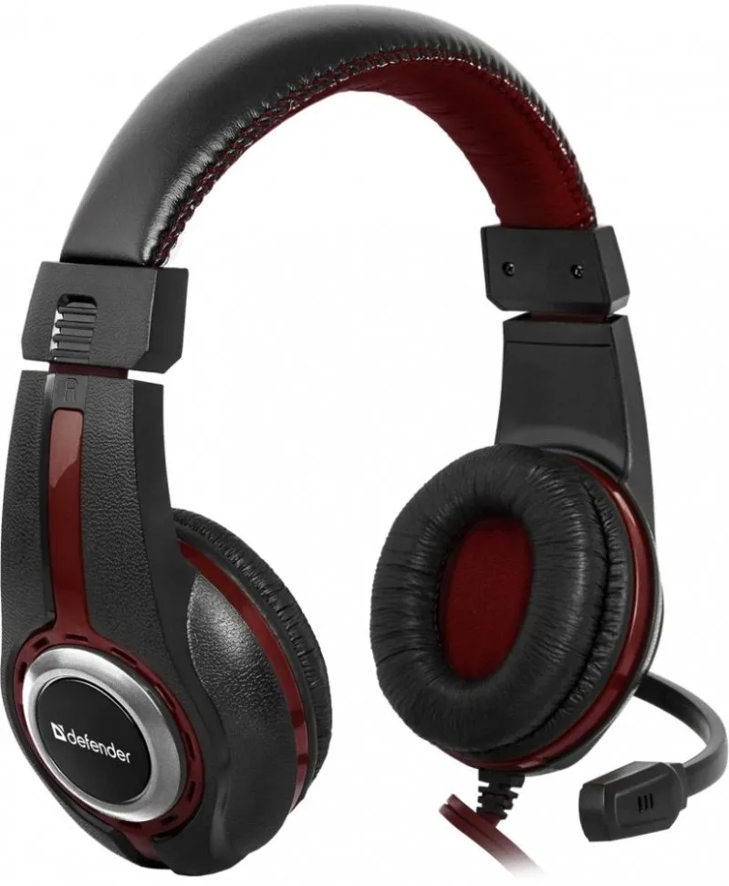 Гарнитура GAMING WARHEAD G-185 BLACK/RED 64106 DEFENDER