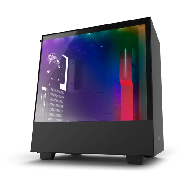 NZXT CA-H500W-BR H500i SMART ATX MATTE BLACK/RED