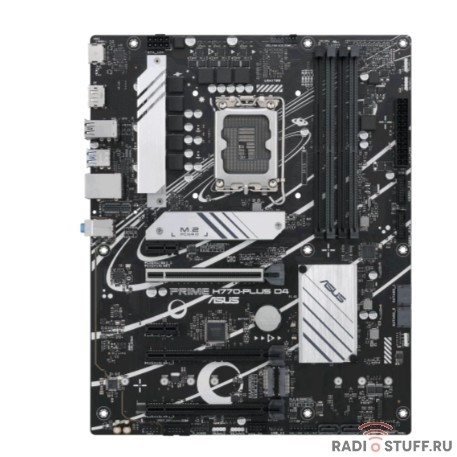 ASUS PRIME H770-PLUS D4 {LGA1700 4xDDR4 4xSATA3 3xM.2 RAID HDMI DP ATX}