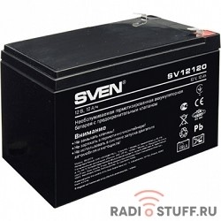 Sven SV12120 (12V 12Ah) батарея аккумуляторная