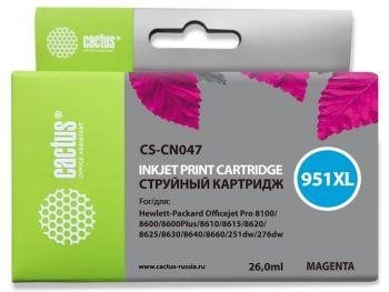 Картридж MAGENTA NO.951XL 26ML CS-CN047 CACTUS