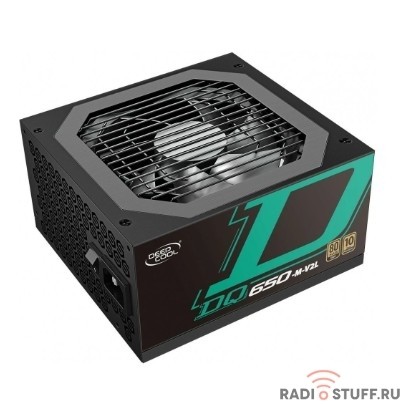 Блок питания Deepcool ATX 650W DQ650-M-V2L 80+ gold (24+4+4pin) APFC 120mm fan 8xSATA Cab Manag RTL