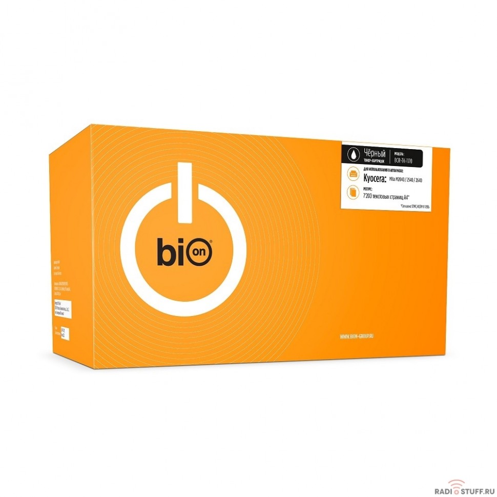 Bion TK-1170 Картридж для Kyocera Ecosys M2040/2540/2640 (7200  стр.), Черный
