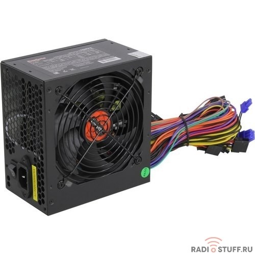 Exegate EX282072RUS Блок питания 550W ExeGate 550PPE, ATX, black, APFC, 12cm, 24p+(4+4)p PCI-E, 3*IDE, 5*SATA, FDD